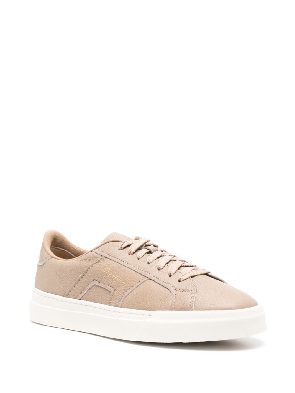 SANTONI Elegant Leather Sneakers for Men