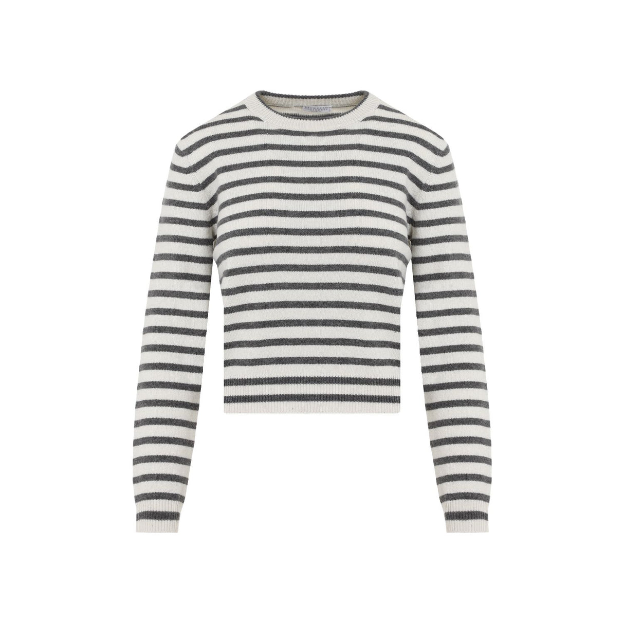 BRUNELLO CUCINELLI Elegant Striped Cashmere Blend Sweater