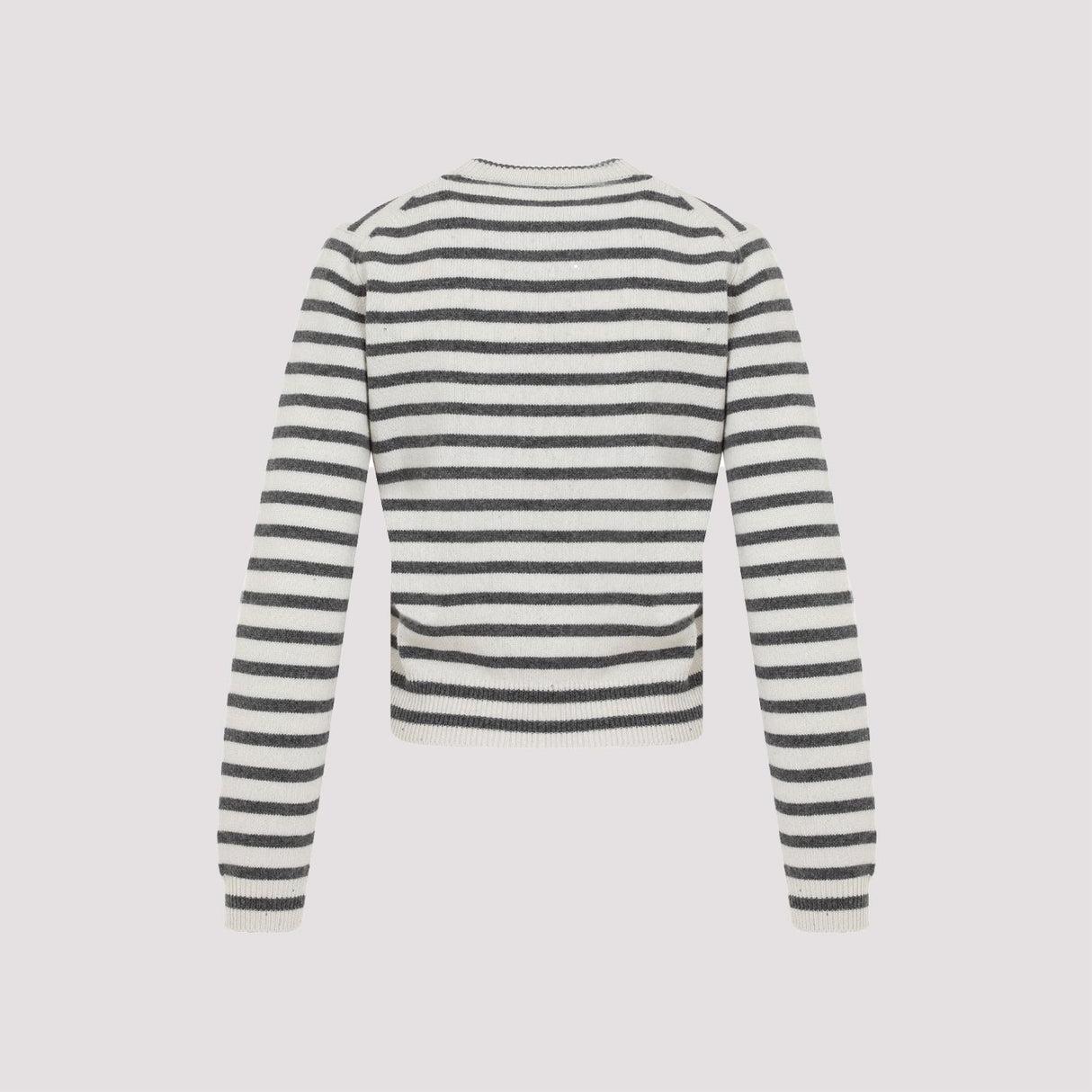 BRUNELLO CUCINELLI Elegant Striped Cashmere Blend Sweater