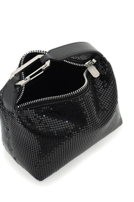 Stylish Leather Moonbag for Women - Black