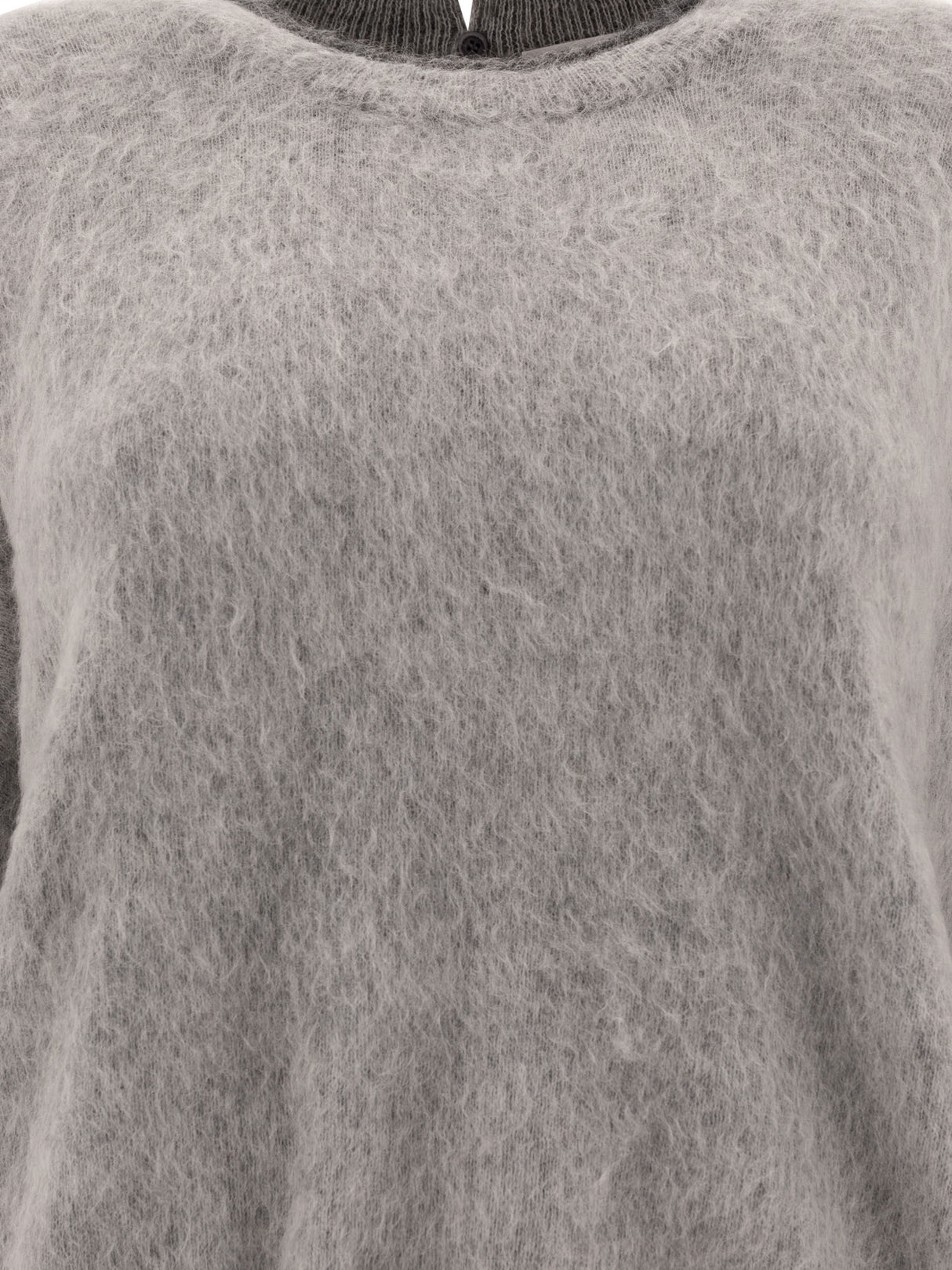 BRUNELLO CUCINELLI Luxury Mohair and Cashmere Blend Sweater - Relaxed Fit