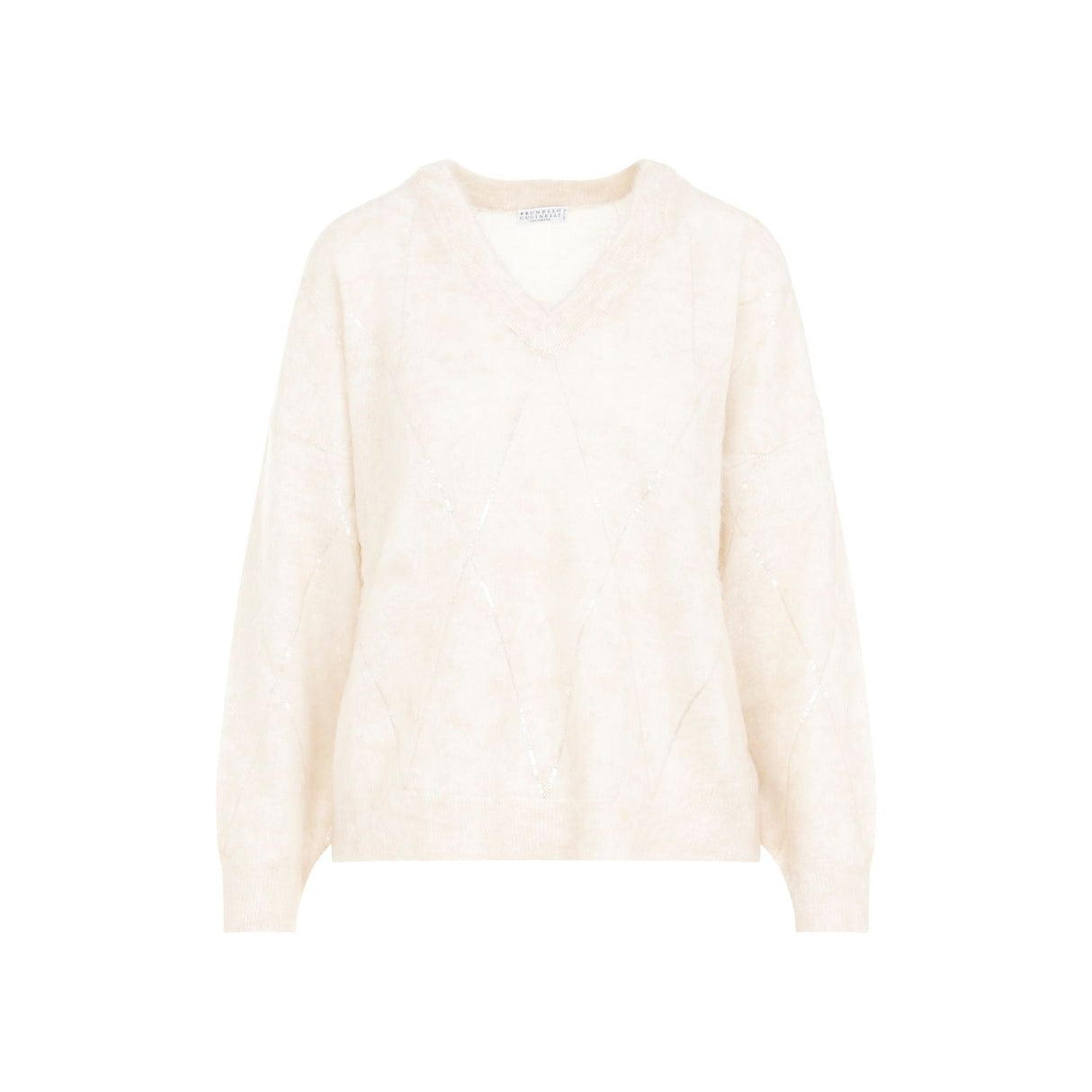 BRUNELLO CUCINELLI V Neck Mohair Blend Sweater