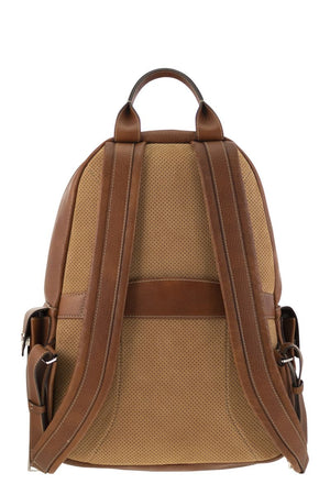 BRUNELLO CUCINELLI Calfskin Backpack with Grain - 32 x 43 x 20 cm