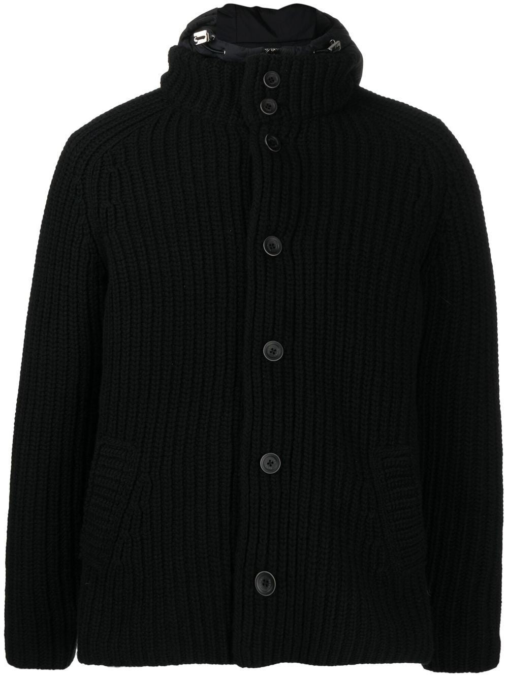 HERNO Ribbed Button-Up Jacket for Men - FW24