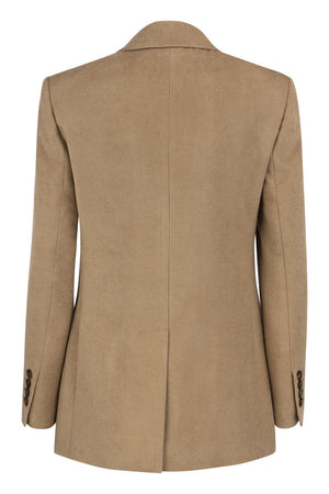 BRUNELLO CUCINELLI Double-Breasted Jacket with Necklace for Women - Fall/Winter 2022