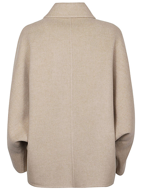 BRUNELLO CUCINELLI Double-Breasted Medium Beige Wool-Cashmere Jacket