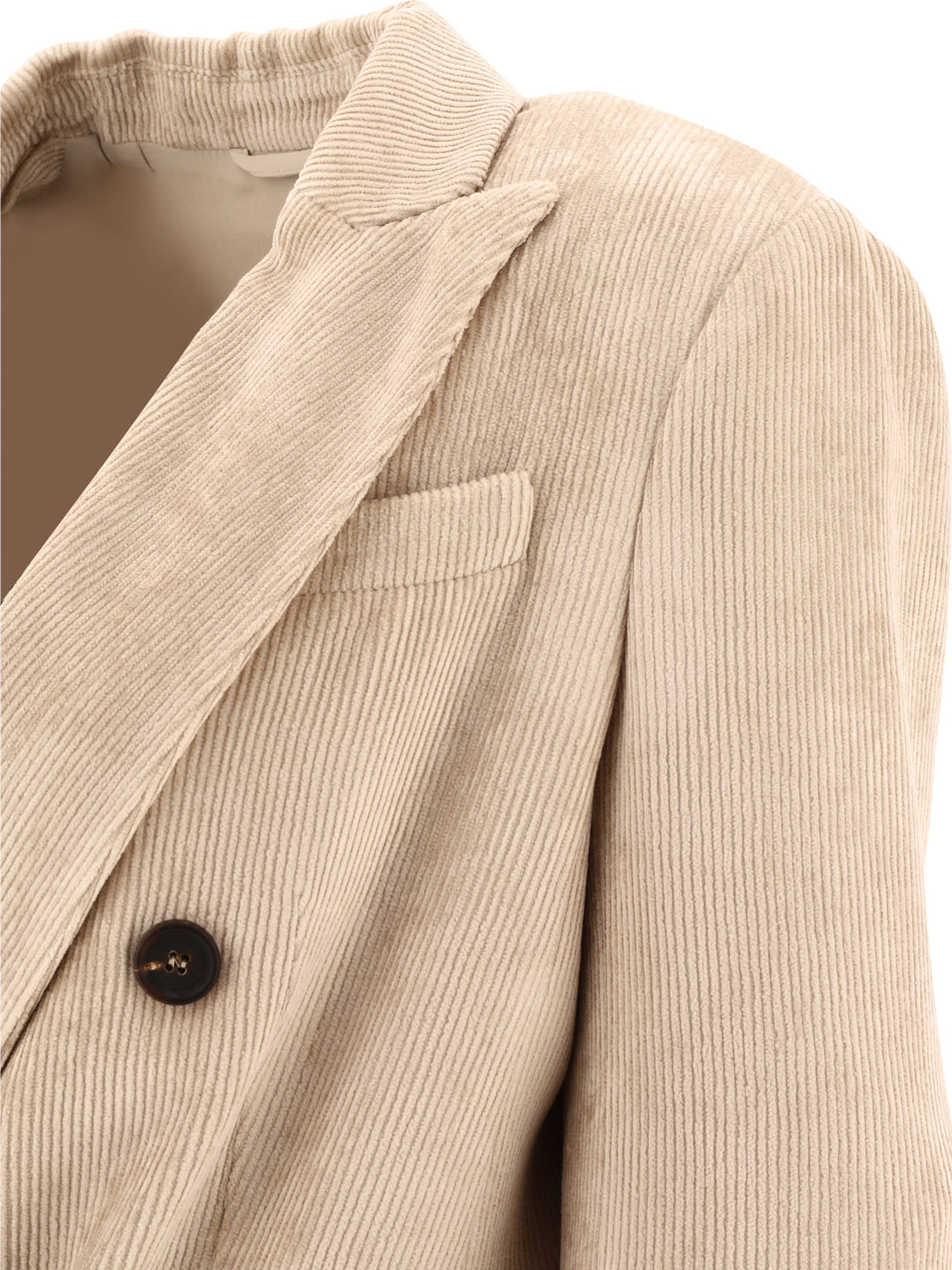 BRUNELLO CUCINELLI Beige 23FW Suit Jacket for Women