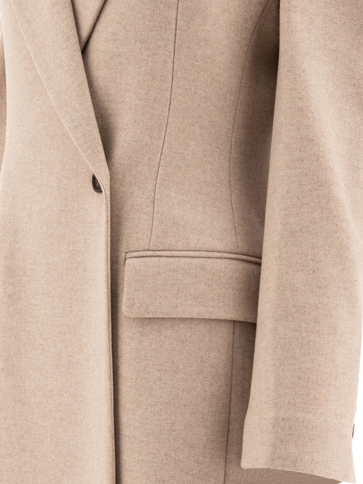 BRUNELLO CUCINELLI Elegant Beige Lightweight Wool Jacket - FW24 Collection