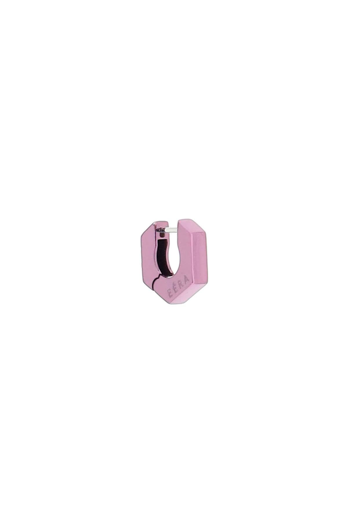 Purple Mini Huggie Earrings in 18K Gold for Women
