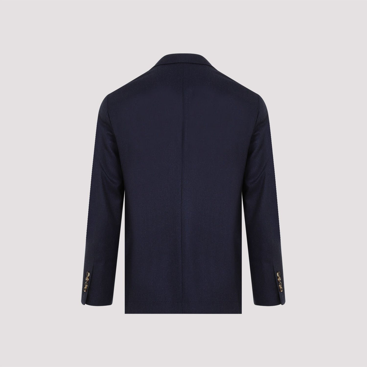 Blue Deconstructed Single-Breasted Jacket in Virgin Wool