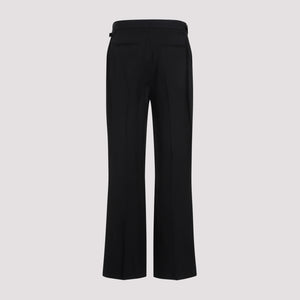 CASABLANCA Mens 23FW Black Straight Pants - High Quality Fashion Piece