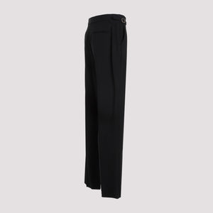 CASABLANCA Mens 23FW Black Straight Pants - High Quality Fashion Piece