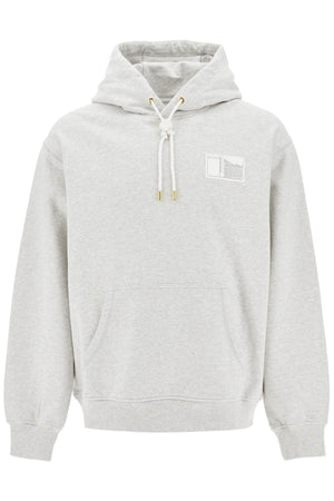 CASABLANCA Men's Relaxed Fit Hoodie with Tennis Patch