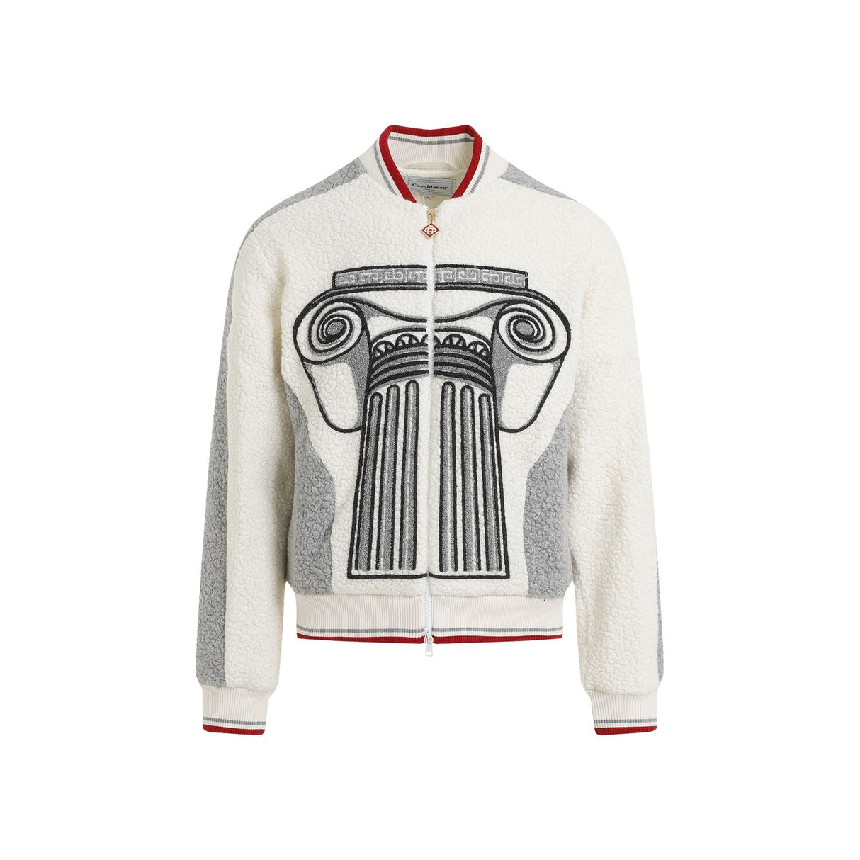 CASABLANCA Embroidered Cashmere Terry Jacket for Men