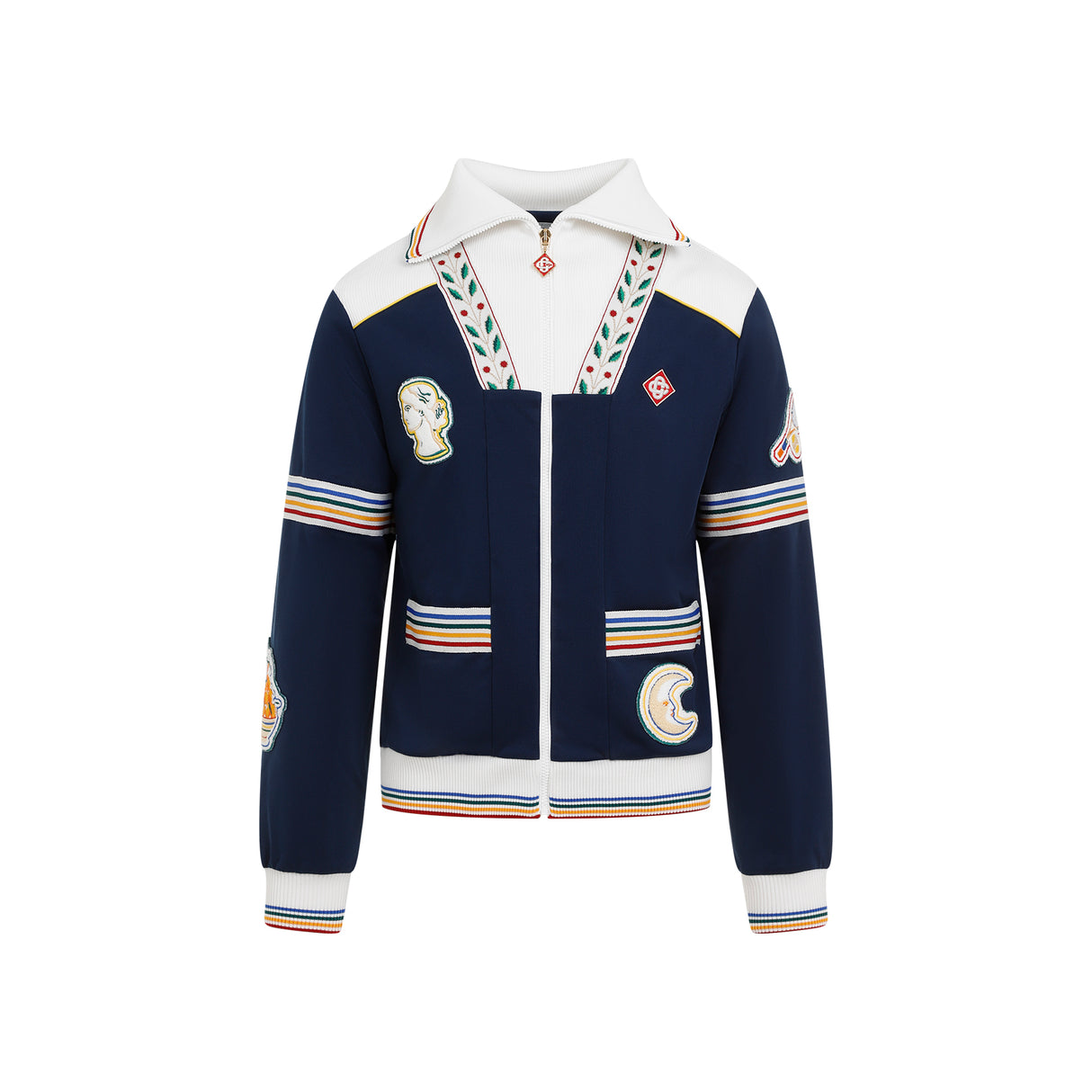 CASABLANCA Varsity Track Jacket - Men’s Style for Fall 2024