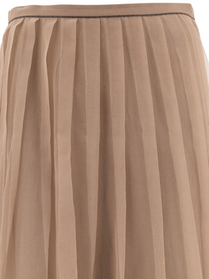 BRUNELLO CUCINELLI Maxi Pleated Skirt for Women