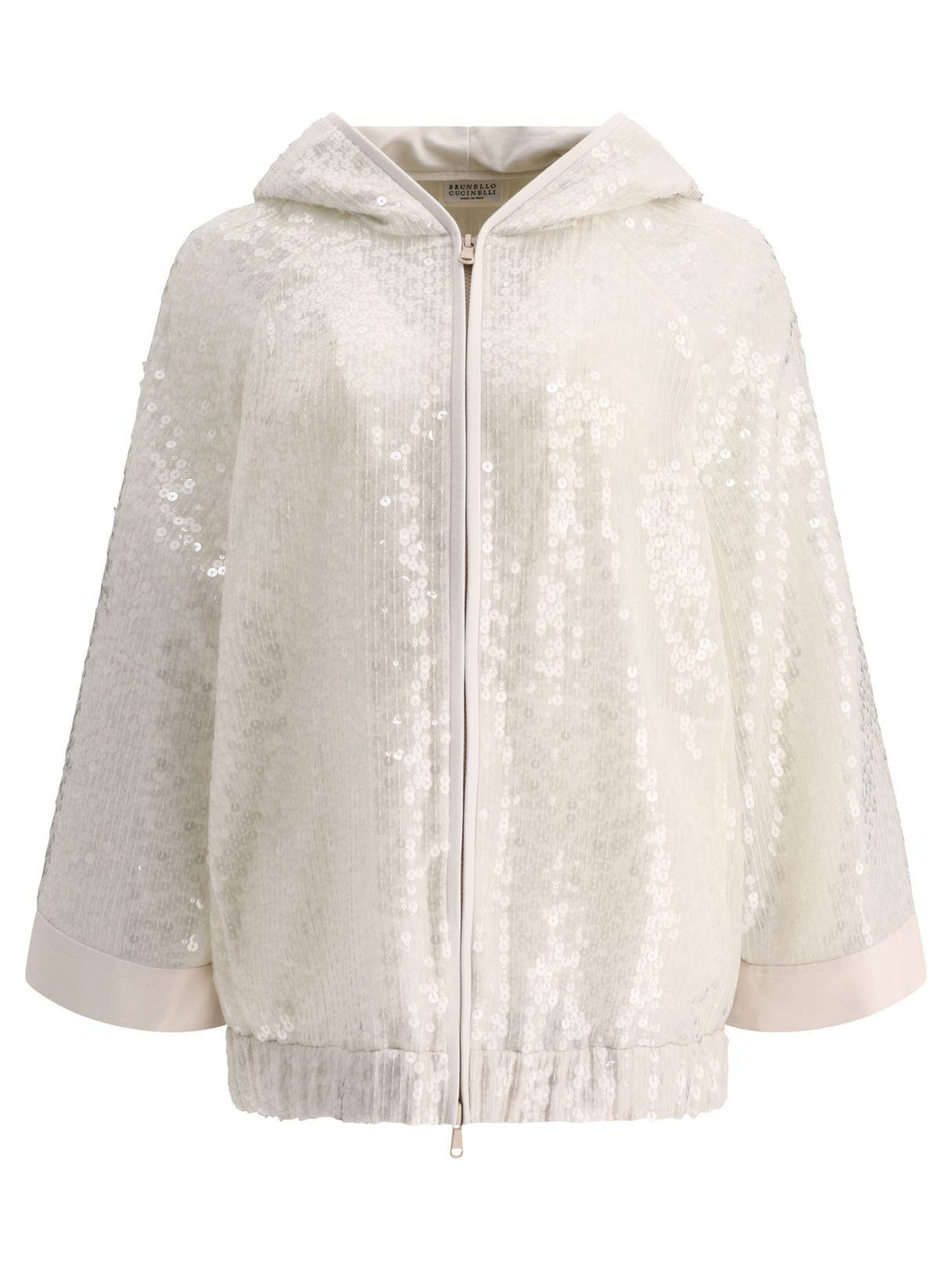 BRUNELLO CUCINELLI Warm White Jacket for Women | 2024 Collection