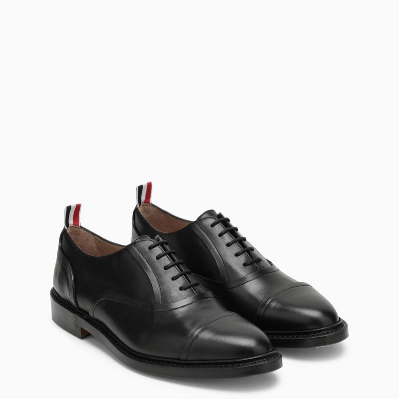 THOM BROWNE Classic Tricolor Leather Oxford Shoes