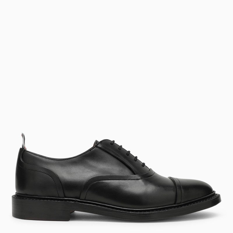 THOM BROWNE Classic Tricolor Leather Oxford Shoes