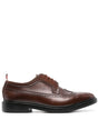 THOM BROWNE Classic Round-Toe Leather Brogues for Men