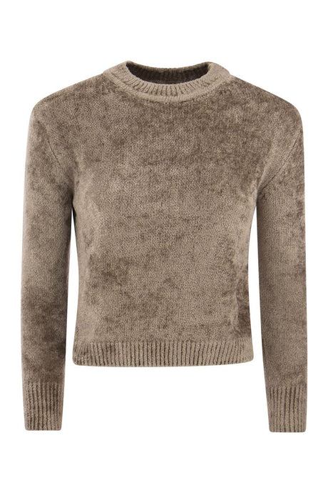 HERNO Chenille Knit Pullover for Women - FW23