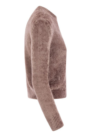 HERNO Chenille Knit Pullover for Women - FW23