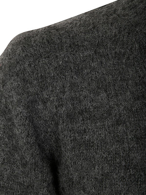 HERNO Classic Grey Knit Sweater for Men