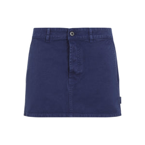 MIU MIU Cotton Mini Skirt for Women