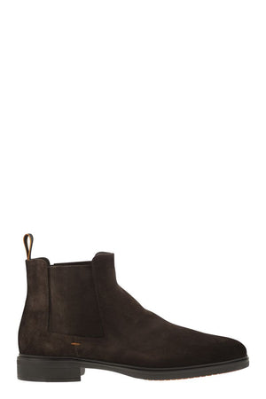 Boot Chelsea Da Suede Nhẹ Cho Nam - Gót 3.5 cm