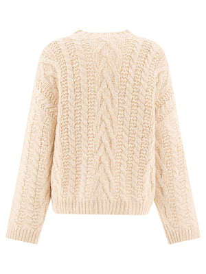 BRUNELLO CUCINELLI Luxurious Cable-Knit Cashmere Blend Sweater