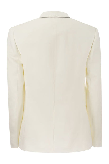 BRUNELLO CUCINELLI Elegant and Versatile Linen-Blend Jacket