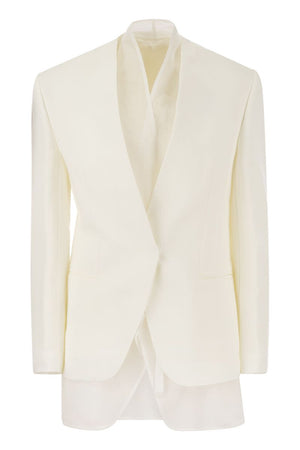 BRUNELLO CUCINELLI Elegant and Versatile Linen-Blend Jacket