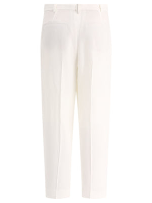 BRUNELLO CUCINELLI SS24 C600 Pants for Women in Vibrant Blue