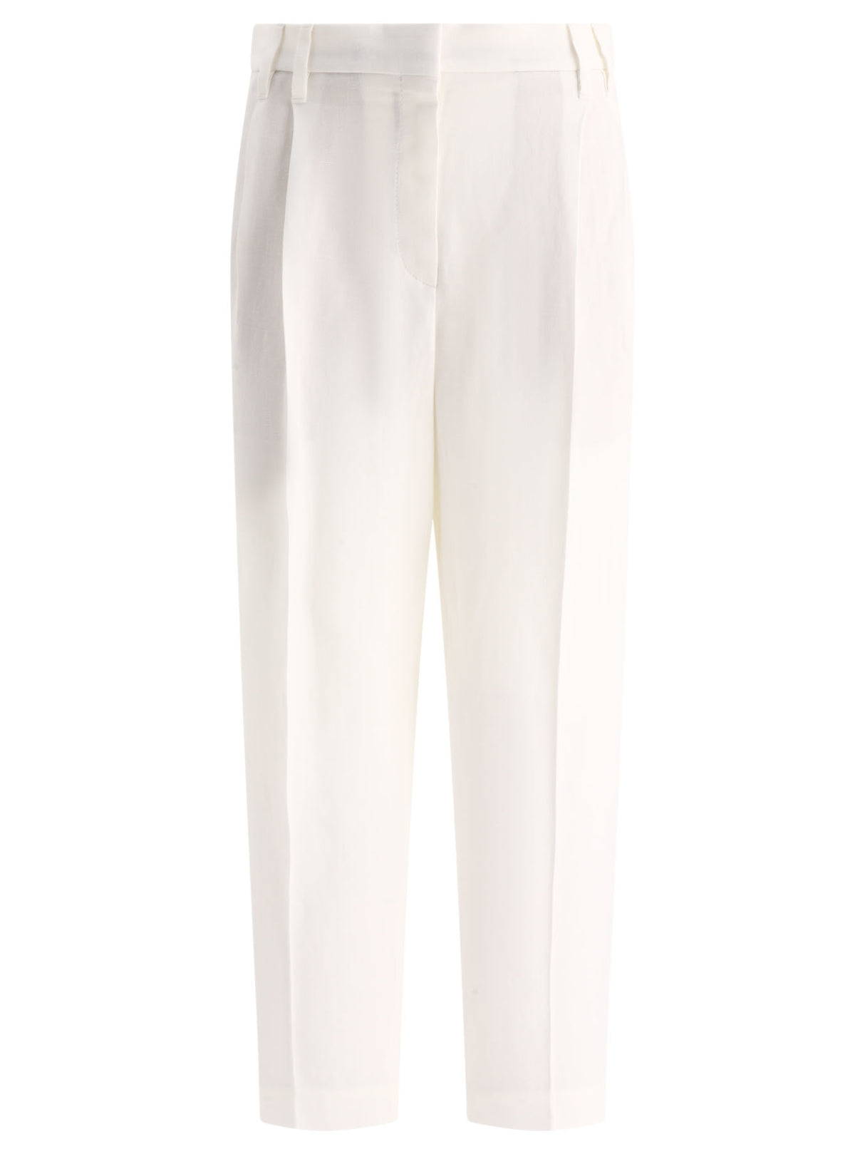 BRUNELLO CUCINELLI SS24 C600 Pants for Women in Vibrant Blue