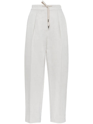 BRUNELLO CUCINELLI 24SS Women's Straight Pants in C455 for the Fashion-Forward Woman