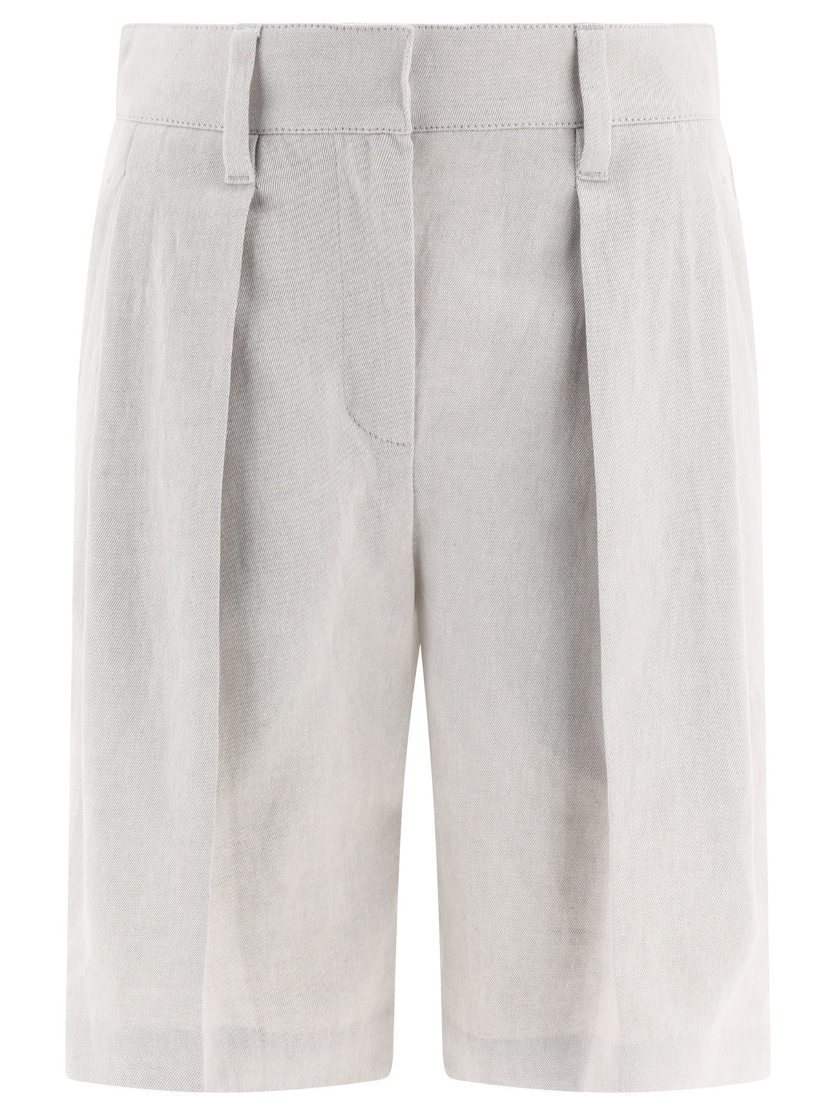 BRUNELLO CUCINELLI 2024 Women's White Straight Pants for an Elevated Look