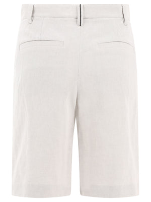 BRUNELLO CUCINELLI 2024 Women's White Straight Pants for an Elevated Look