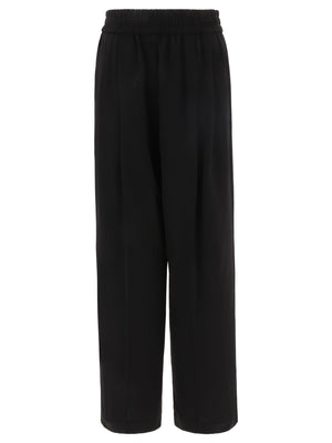 BRUNELLO CUCINELLI Women's 2024 Black Straight Pants for Any Season