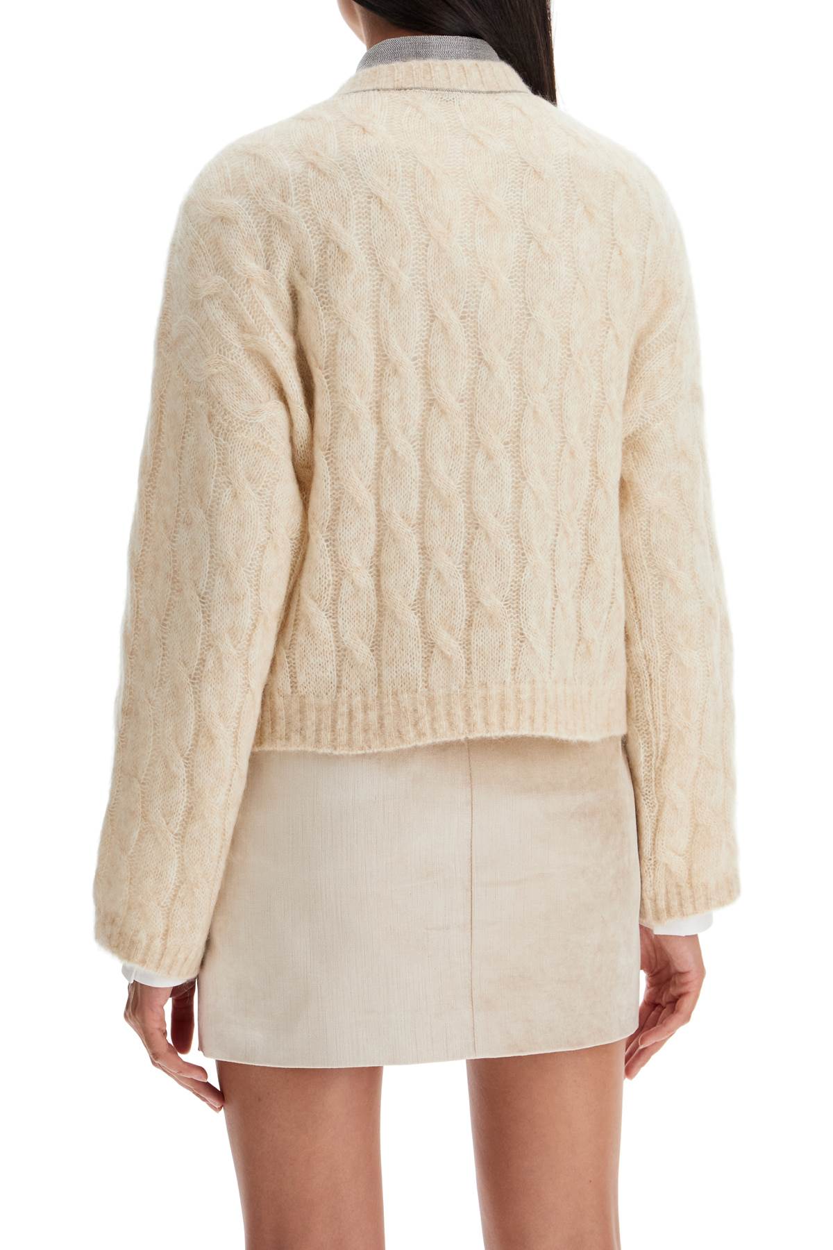 BRUNELLO CUCINELLI Boxy Knit Mini Sweater