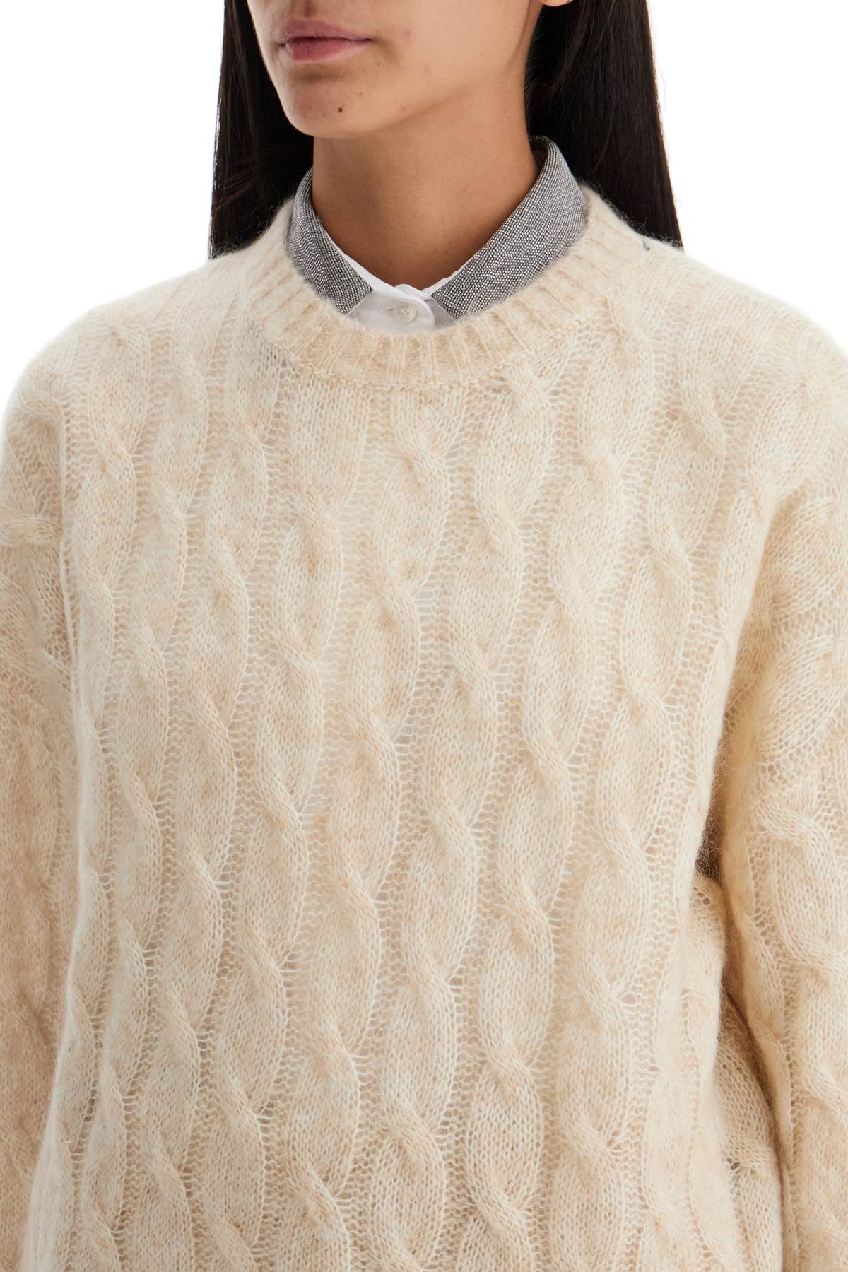 BRUNELLO CUCINELLI Boxy Knit Mini Sweater