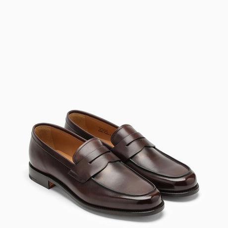 CHURCH'S Men's Brown Leather Moccasins for SS24