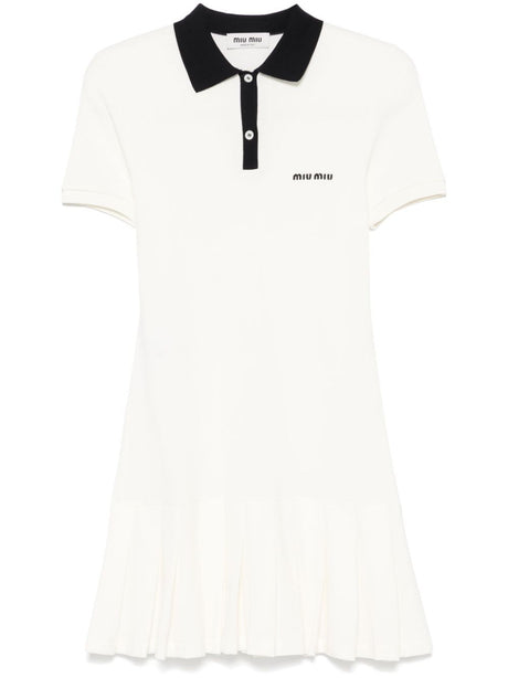 MIU MIU Chic Mini Piquet Dress for Women