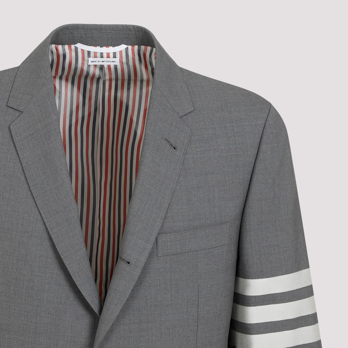 THOM BROWNE Blue Wool Blazer for Men - FW23 Collection