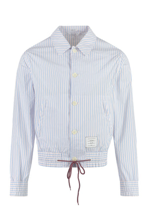 THOM BROWNE Men's Striped Techno Fabric Jacket for SS23