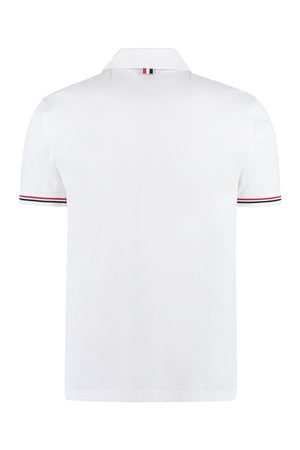 THOM BROWNE Mercerized Cotton Polo Shirt - Size 3