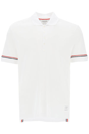 Men's Tricolor Intarsia Polo Shirt