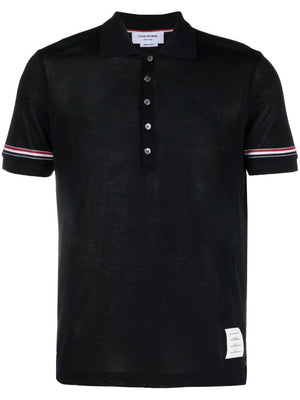 Men's Tricolor Intarsia Polo Shirt