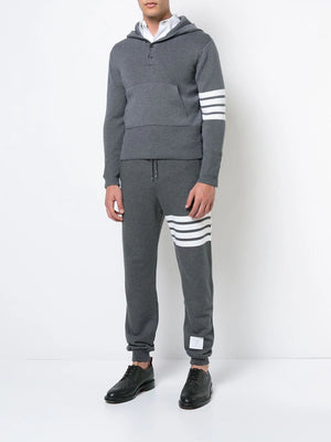 THOM BROWNE Men's Comfortable Cotton Jogging Trousers