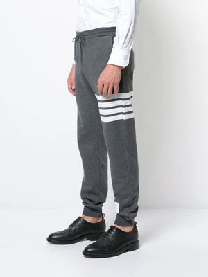 THOM BROWNE Men's Comfortable Cotton Jogging Trousers