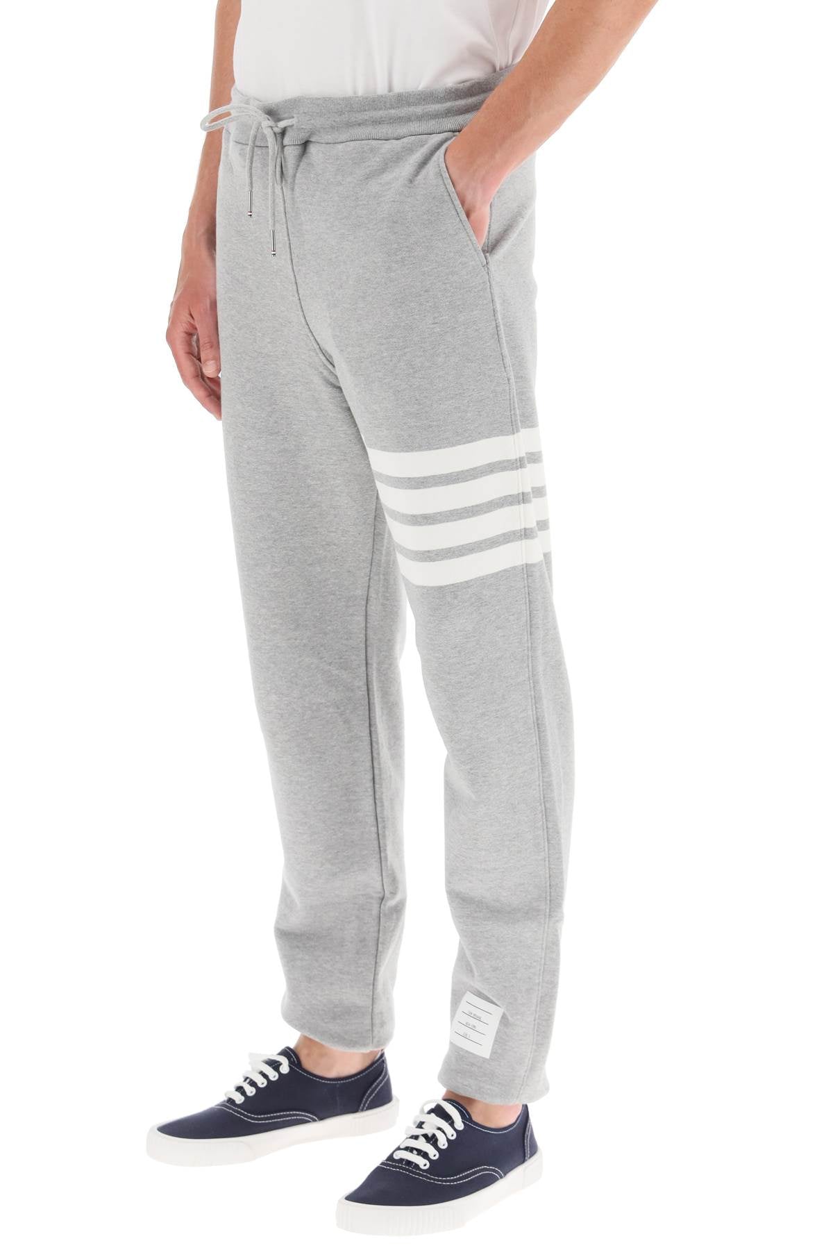 THOM BROWNE Men's Comfortable Cotton Jogging Trousers